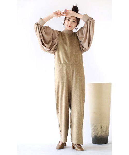 「e-zakkamania stores」 長袖ブラウス M ライトベージュ レディース_画像7