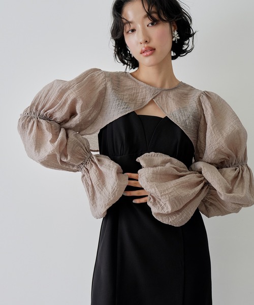 NOGLE ワンピース 「NOGLE/ノグル」2wayシアーティアードボレロセット