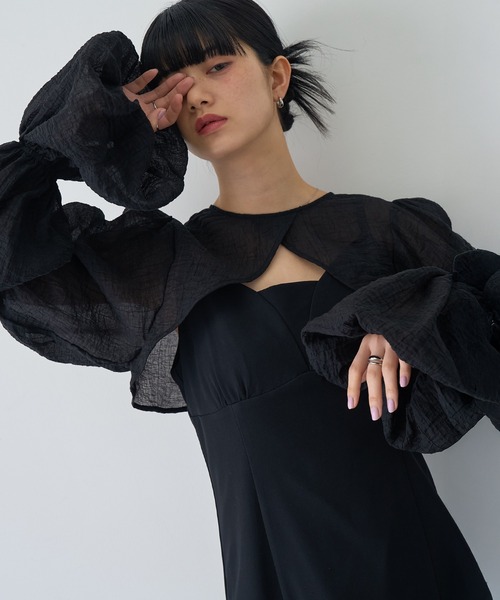 NOGLE ワンピース 「NOGLE/ノグル」2wayシアーティアードボレロセット
