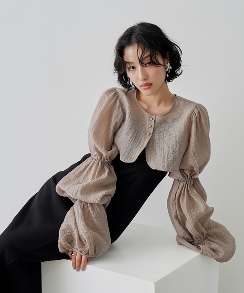 NOGLE ワンピース 「NOGLE/ノグル」2wayシアーティアードボレロセット