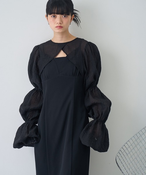 NOGLE ワンピース 「NOGLE/ノグル」2wayシアーティアードボレロセット