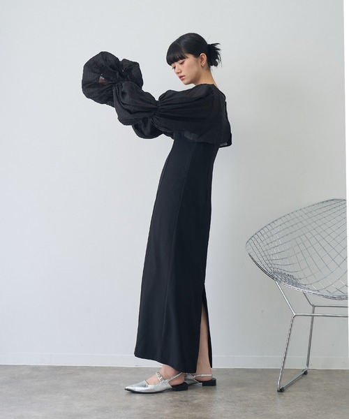 NOGLE ワンピース 「NOGLE/ノグル」2wayシアーティアードボレロセット