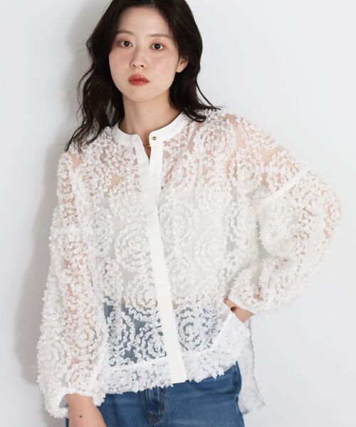 le.coeur blanc（ルクールブラン） ブラウス シャツ TORRAZZO DONNA