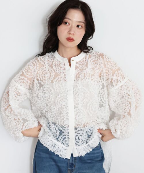 le.coeur blanc（ルクールブラン） ブラウス シャツ TORRAZZO DONNA