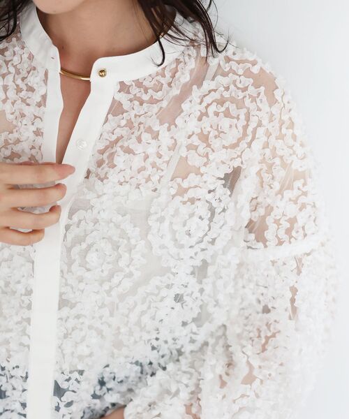 le.coeur blanc（ルクールブラン） ブラウス シャツ TORRAZZO DONNA