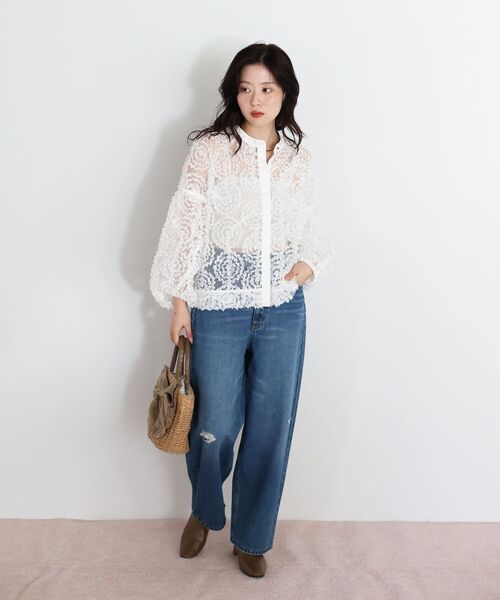 le.coeur blanc（ルクールブラン） ブラウス シャツ TORRAZZO DONNA