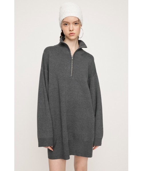 「SLY」 ニットワンピース FREE 杢グレー レディース_画像9