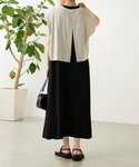 リネンシャツ ブラウス シャツ リネンショート...の詳細画像4