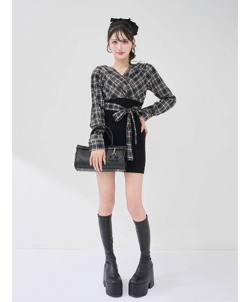 Darich（ダーリッチ） ハンドバッグ ベルトデザインロングハンドバッグ