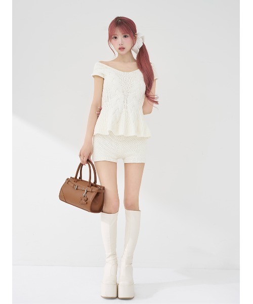 新品・未開封♡Darich♡ベルトデザインロングハンドバッグ　BRN ベルトデザインロングハンドバッグ – Darich