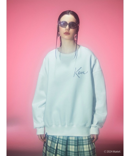 「PAMEO POSE」 スウェットカットソー「Barbieコラボ」 FREE ブラック レディース_画像2