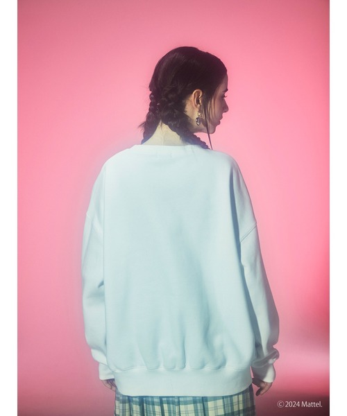 「PAMEO POSE」 スウェットカットソー「Barbieコラボ」 FREE ブラック レディース_画像3