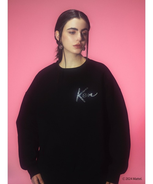 「PAMEO POSE」 スウェットカットソー「Barbieコラボ」 FREE ブラック レディース_画像5