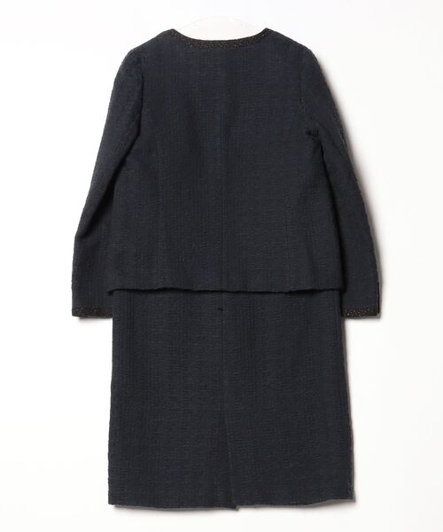 「DRESS LAB」 スカートスーツ L ネイビー レディース_画像2