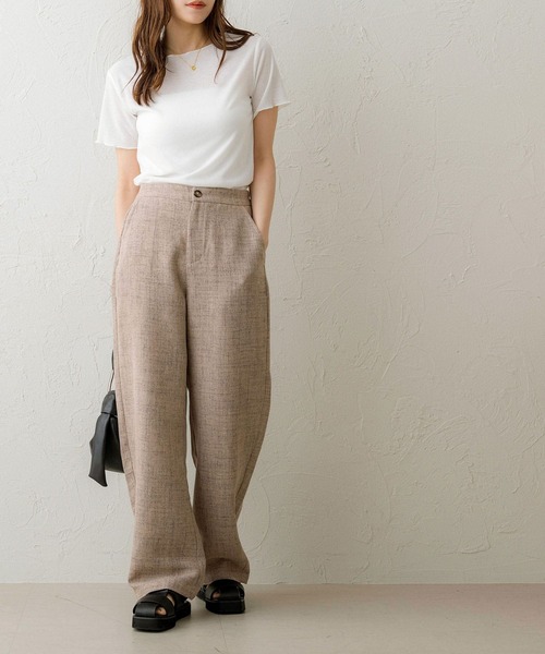「NOAHL」 パンツ M ベージュ レディース_画像6