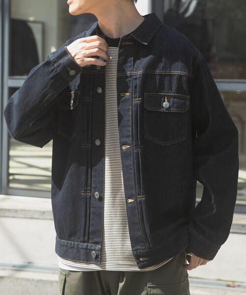 「ITEMS URBANRESEARCH」 デニムジャケット MEDIUM インディゴブルー メンズ_画像2