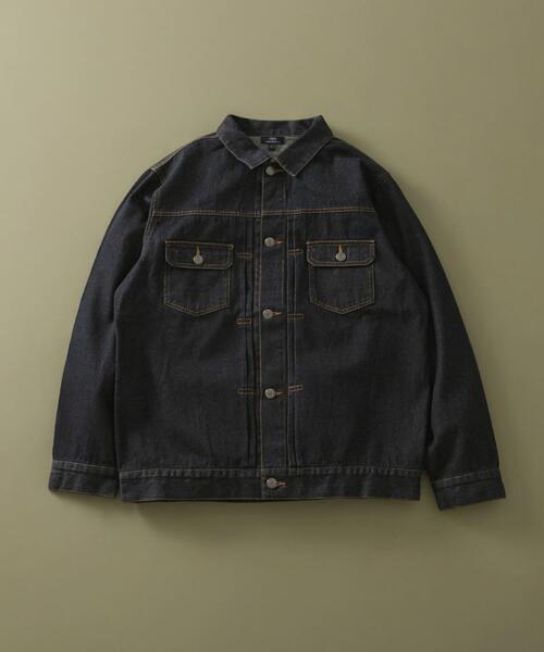 「ITEMS URBANRESEARCH」 デニムジャケット MEDIUM インディゴブルー メンズ_画像6