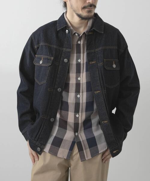 「ITEMS URBANRESEARCH」 デニムジャケット MEDIUM インディゴブルー メンズ_画像7