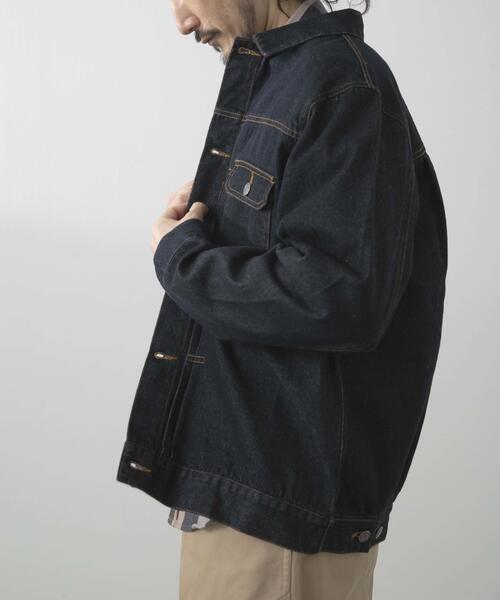 「ITEMS URBANRESEARCH」 デニムジャケット MEDIUM インディゴブルー メンズ_画像9