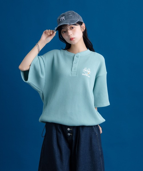 Remember. ヘンリーネック tシャツ ヘンリーネックサーマルドロー