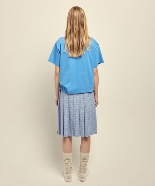 Mardi Mercredi（マルディメクルディ） スカート COTTON PLEATED MIDI