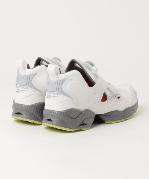 「Reebok」 ローカットスニーカー 24.5cm ホワイト×グレー メンズ_画像4