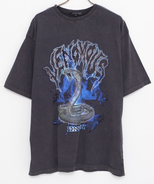「SILVER BULLET」 「CavariA」半袖Tシャツ L グレー メンズ_画像5