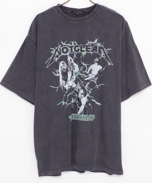 「SILVER BULLET」 「CavariA」半袖Tシャツ L グレー メンズ_画像6
