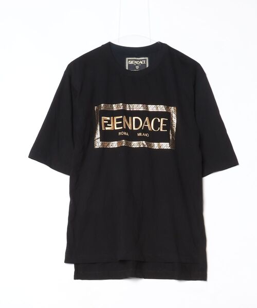 FENDI（フェンディ） FENDACE 半袖Tシャツ「VERSACEコラボ」 X-SMALL