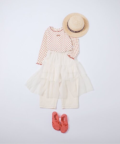「p.premier」 「KIDS」スカート 140 ブラック キッズ_画像6