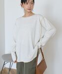 tシャツ 「WEB限定」ワッフル配色メロープル...の詳細画像1