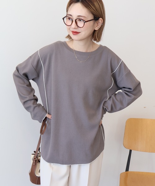 mina perhonen（ミナペルホネン） 半袖Tシャツ M ブルー レディース