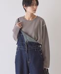 tシャツ 「WEB限定」ワッフル配色メロープル...の詳細画像4