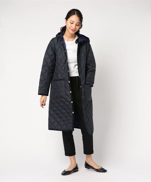 ジャケット ノーカラージャケット ARKLEY HOOD LONG / アークリーフード ロング レディース