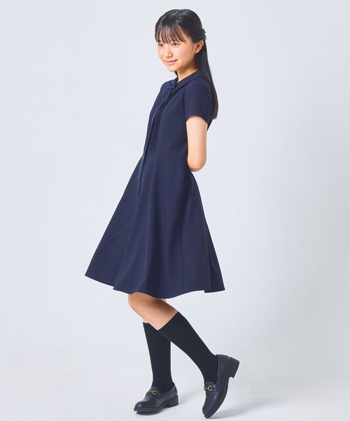 CHOPIN（ショパン） 喪服 ワンピース 「 冠婚葬祭 」半袖ピンタック 