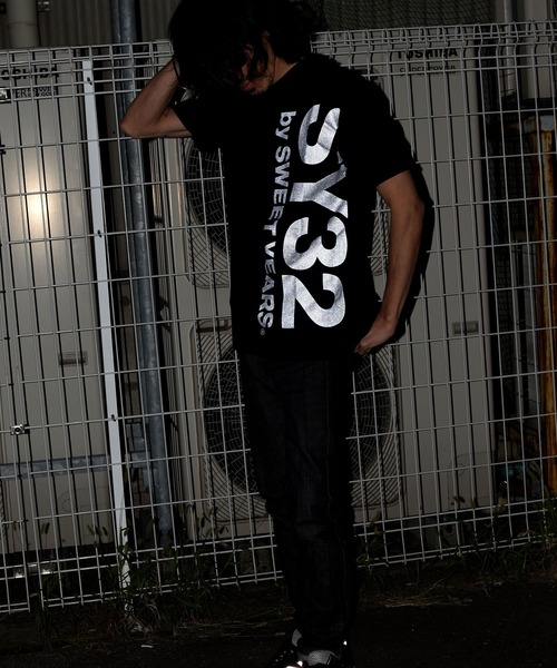 メンズ tシャツ Tシャツ 「SY32 by SWEET YEARS」VERTICAL LOGO TEE｜zozo｜08