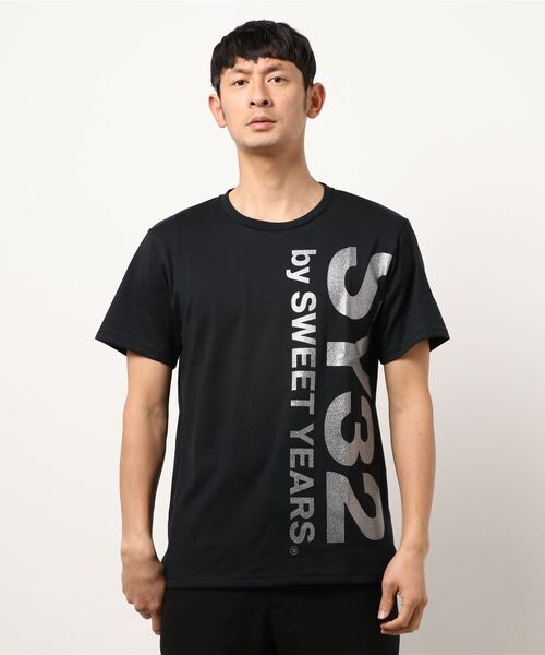 SY32 by SWEET YEARS tシャツ 「SY32 YEARS」VERTICAL LOGO TEE