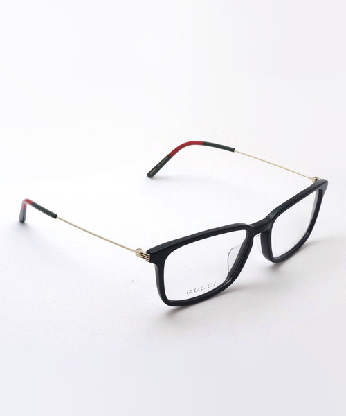 伊達メガネ メガネ 眼鏡 「GUCCI/グッチ」スクエア メガネ GG1056OA 001 メンズ レディースの画像