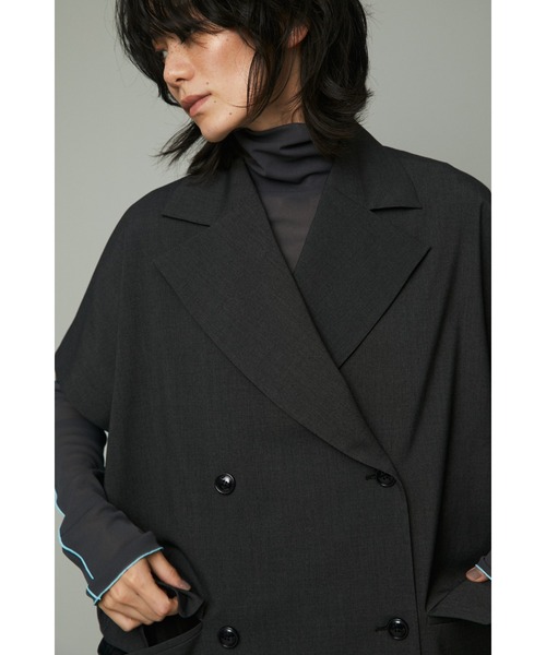 ヘリンドットサイ　HeRIN.CYE　オーバーサイズジレ HeRIN.CYE - オーバーサイズ ジレ - Over size gillet - KHIKI