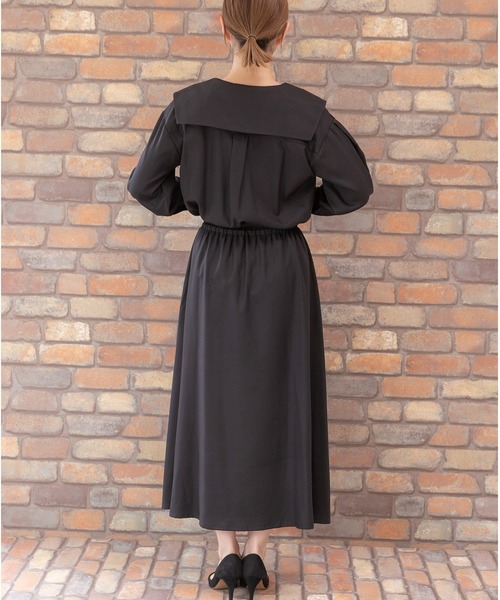 PREFERIR シャツワンピース ビッグカラー ワンピース. : ZOZOTOWN  