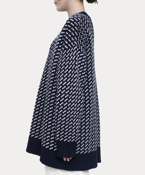 STYLEBLOCK ニット セーター バーズアイ柄ニットプルオーバー