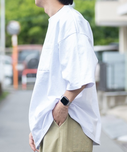 JOHN'S CLOSET tシャツ 「h」「Goodwear」USAコットン ポケット