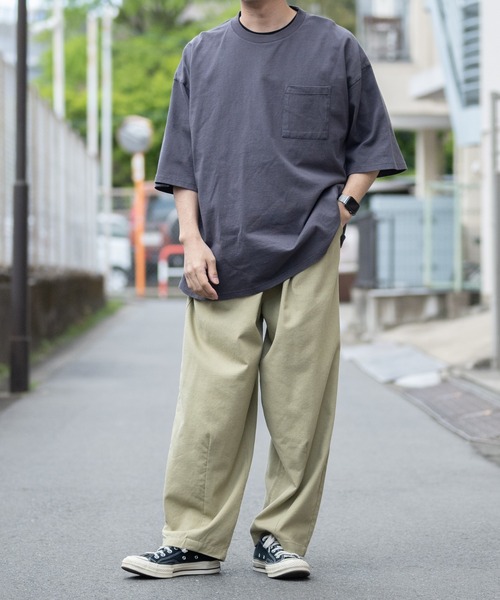 JOHN'S CLOSET tシャツ 「h」「Goodwear」USAコットン ポケット