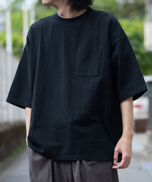 tシャツ Tシャツ メンズ 「h」「Goodwear」USAコットン ポケット付き S/S SUPER BIG TEE｜zozo｜23