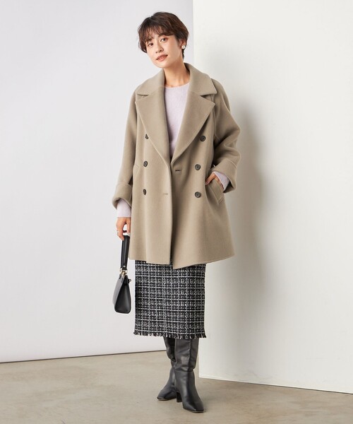 NOLLEY'S Sophi コート ピーコート シャルムビーバーピーコート