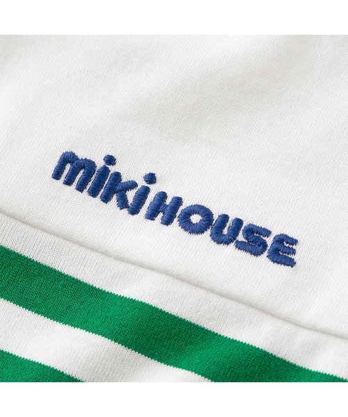 MIKI HOUSE（ミキハウス） tシャツ カラバリボーダー半袖Tシャツ