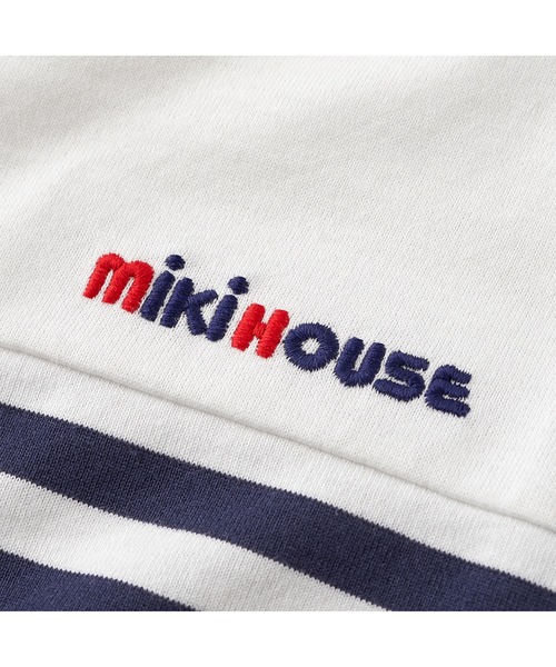 MIKI HOUSE（ミキハウス） tシャツ カラバリボーダー半袖Tシャツ