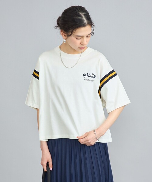 tシャツ Tシャツ MASON（メイソン）別注クロップドフットボールTシャツ 確認用