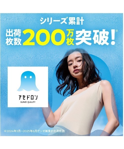 GUNZE 靴下 アセドロン ショート丈 ドット柄 ベタつき瞬時にどこ