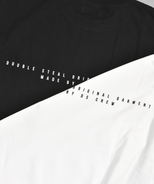 DOUBLE STEAL（ダブルスティール） tシャツ カラフルロゴ刺繍 Tシャツ